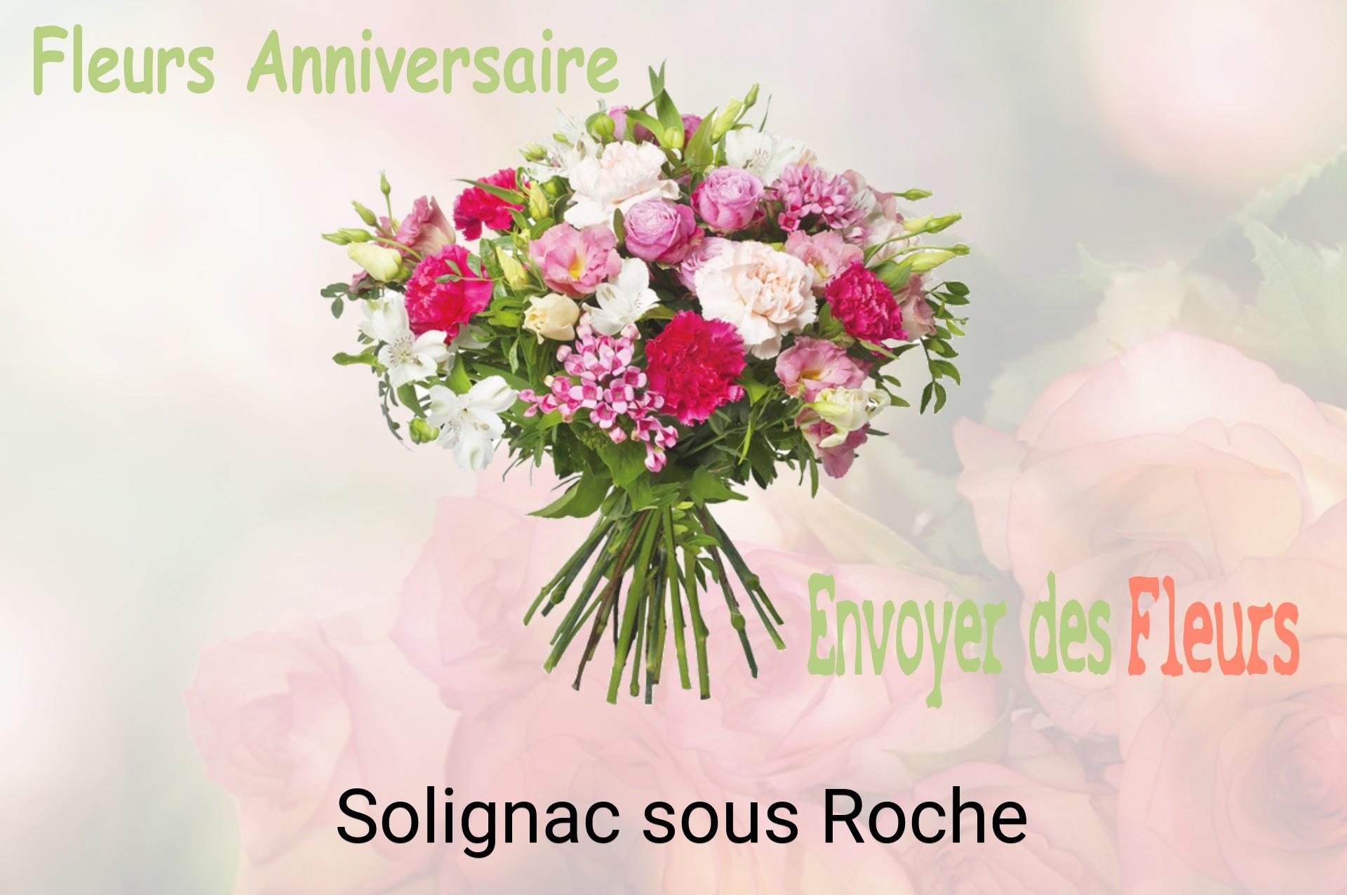 Bouquet de fleurs d’anniversaire livré à Solignac-sous-Roche