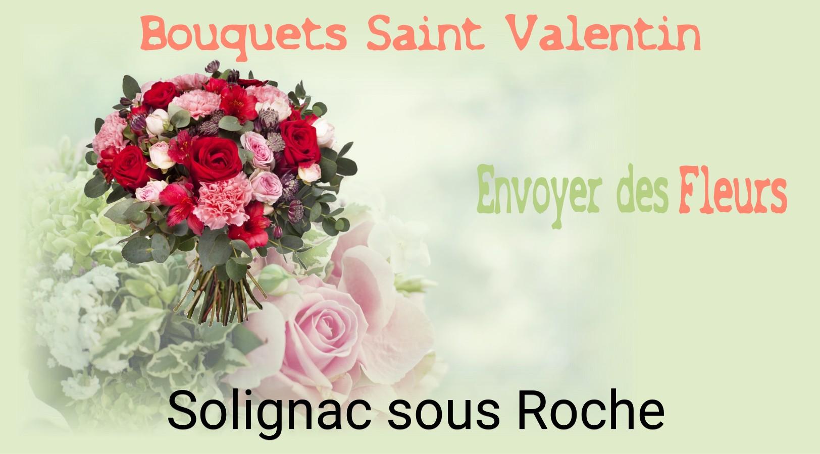 Roses de Saint-Valentin livrées à Solignac-sous-Roche